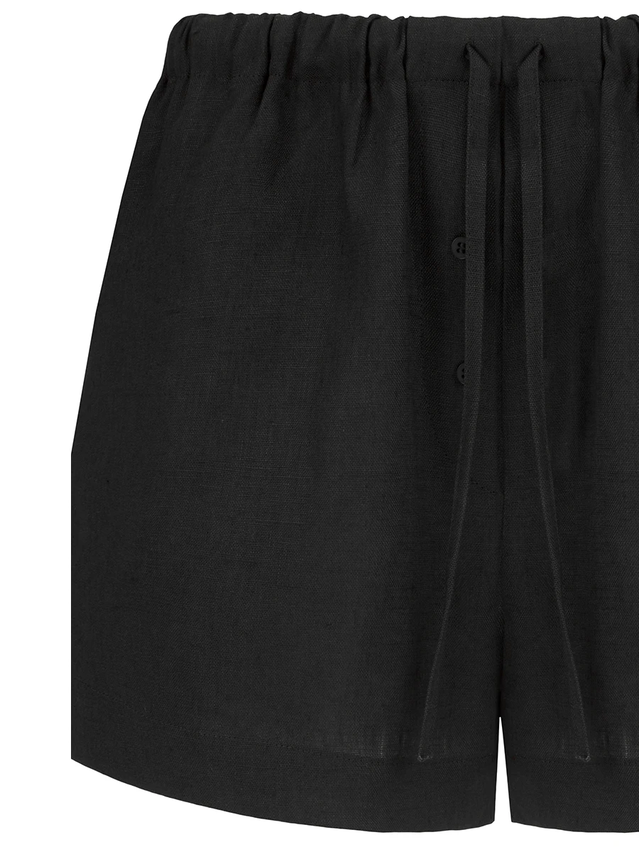 Шорты Black изо льна