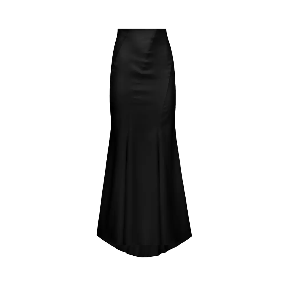 Юбка Silk Black однотонная