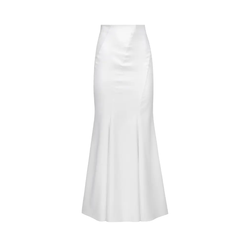 Юбка Silk White однотонная