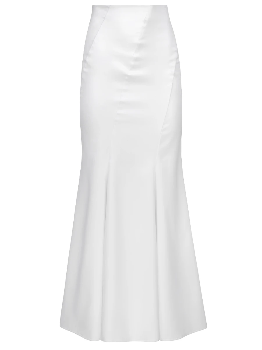 Юбка Silk White однотонная