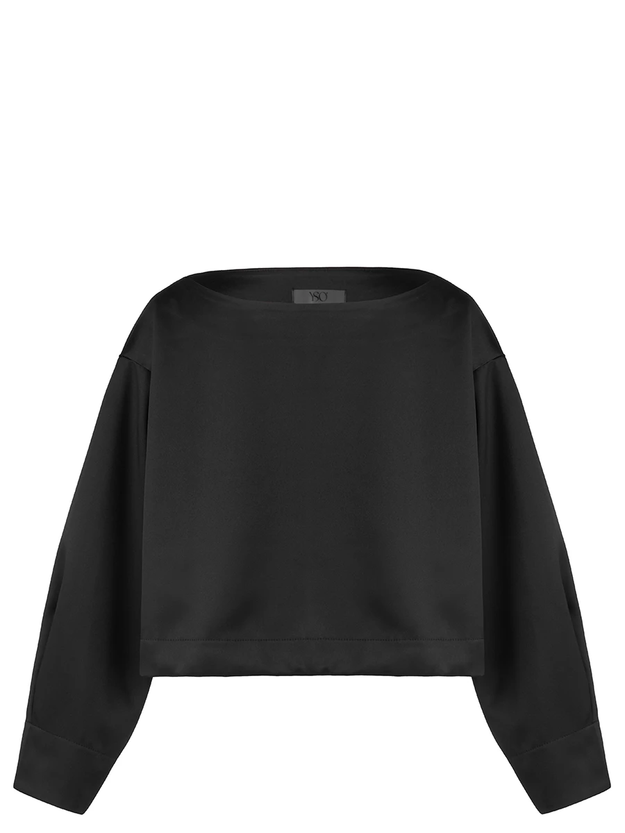 Топ Silk Black из вискозы