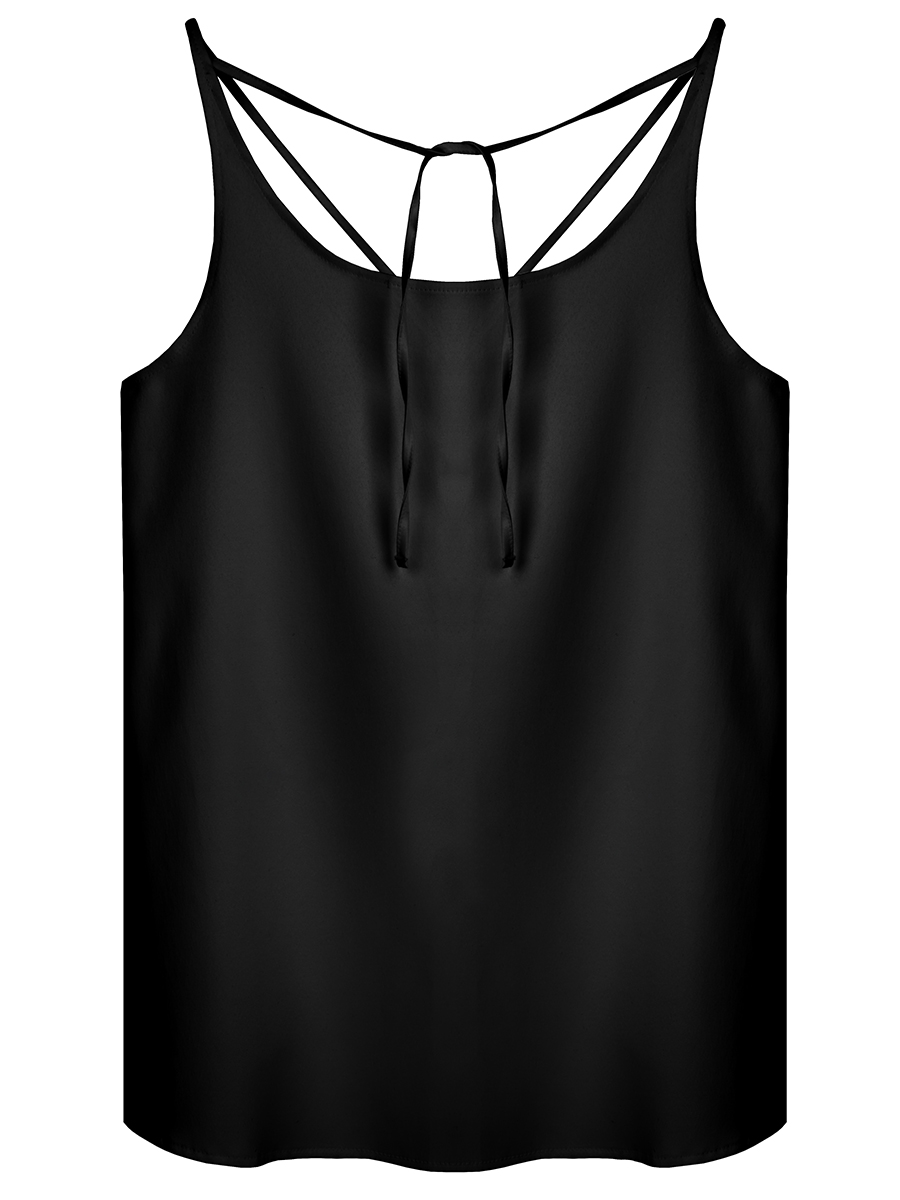 Топ Silk Black из вискозы