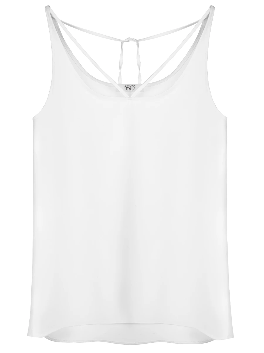 Топ Silk White из вискозы
