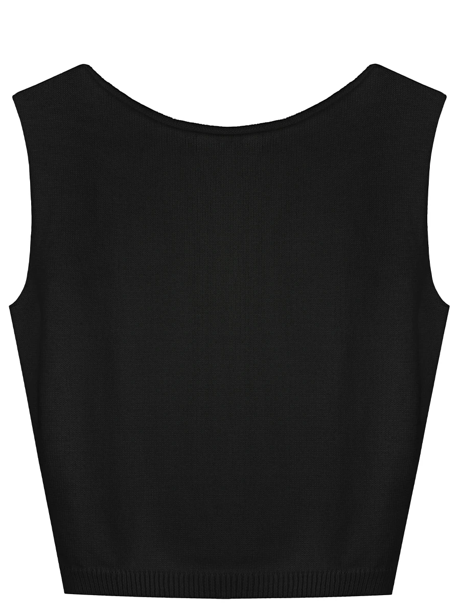 Топ Greek Style Black из хлопка