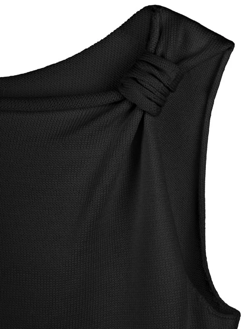 Топ Greek Style Black из хлопка Y.SO