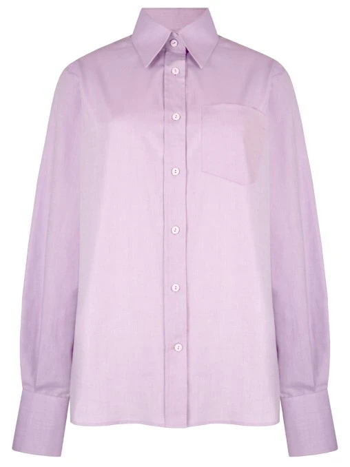 Рубашка Ex Boyfriend Purple из хлопка Y.SO