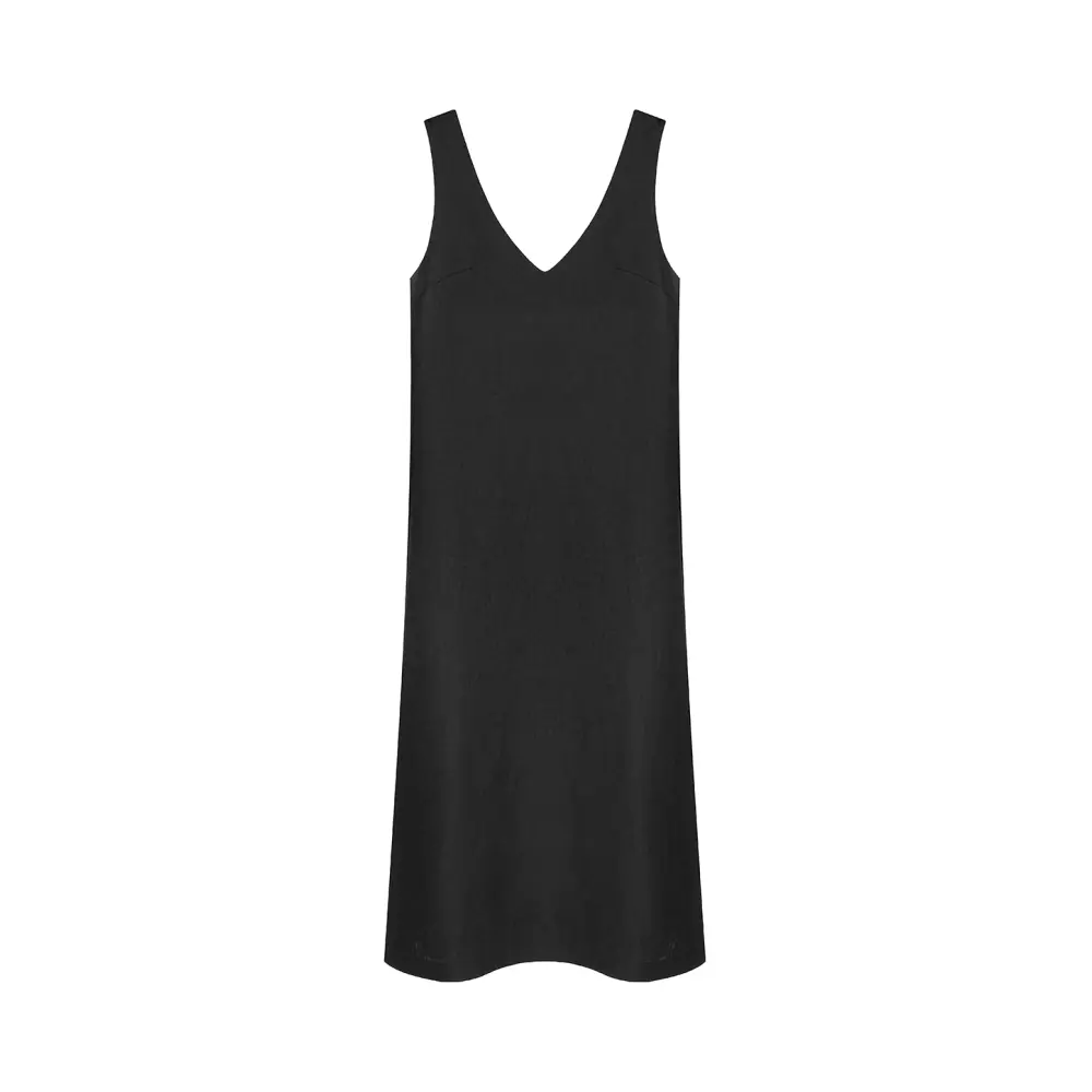 Платье Black изо льна