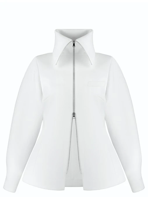 Жакет Zipper White однотонный Y.SO