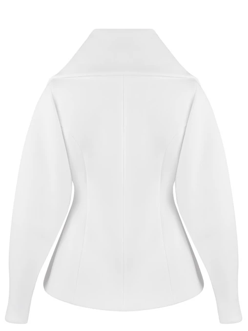 Жакет Zipper White однотонный Y.SO