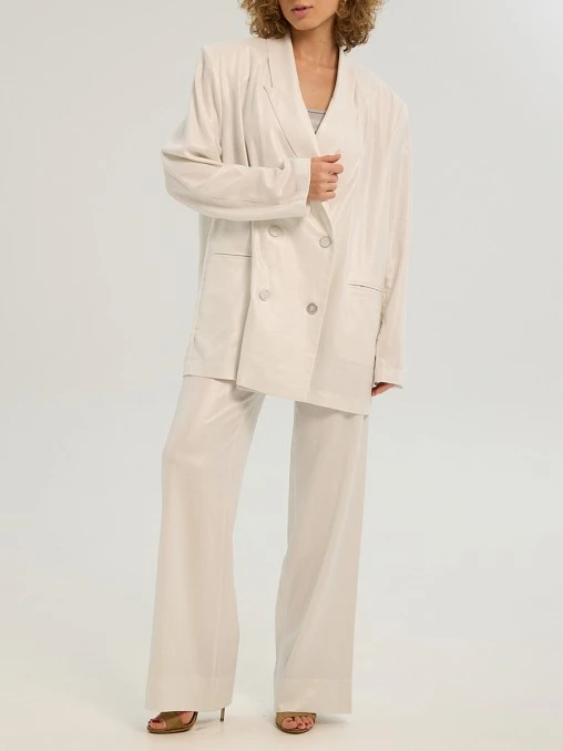 Жакет Pearl White изо льна Y.SO