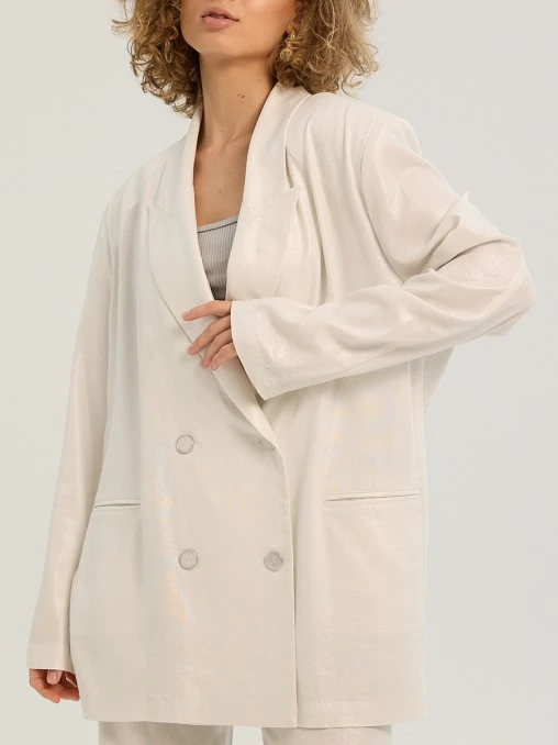 Жакет Pearl White изо льна Y.SO