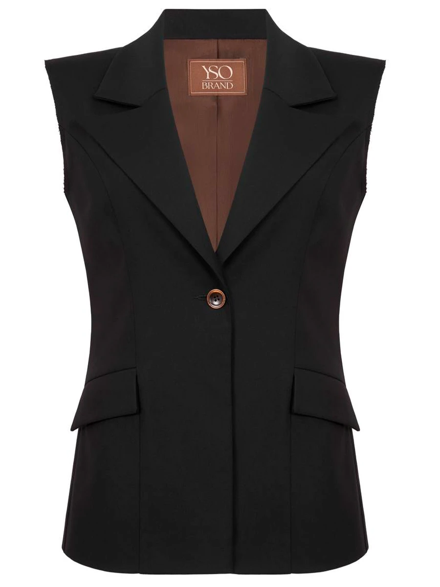 Жилет BLACK из вискозы