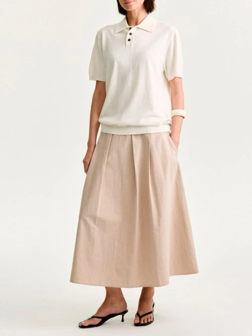 Юбка изо льна и хлопка AMUR BY MARUSHIK