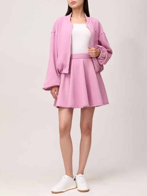 Толстовка Lux Lily sport хлопковая WHITE LILY