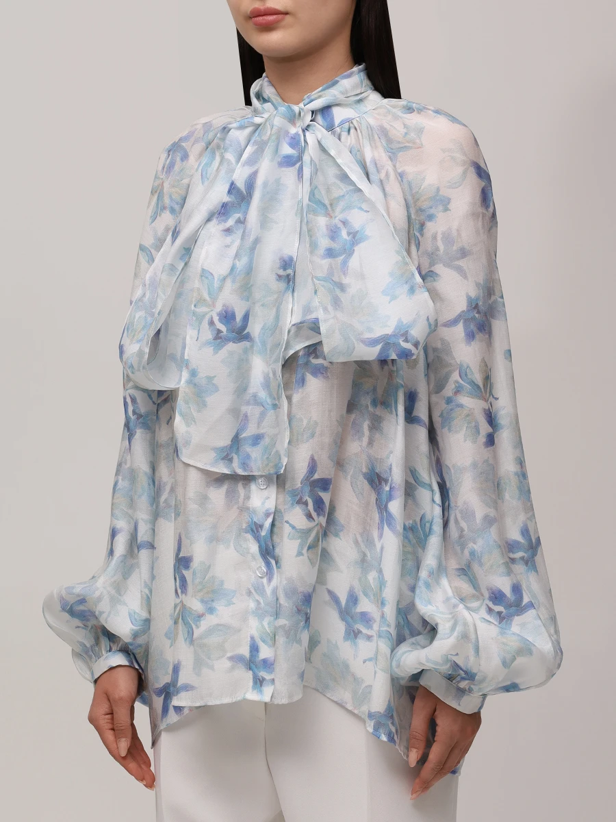 Блуза с принтом