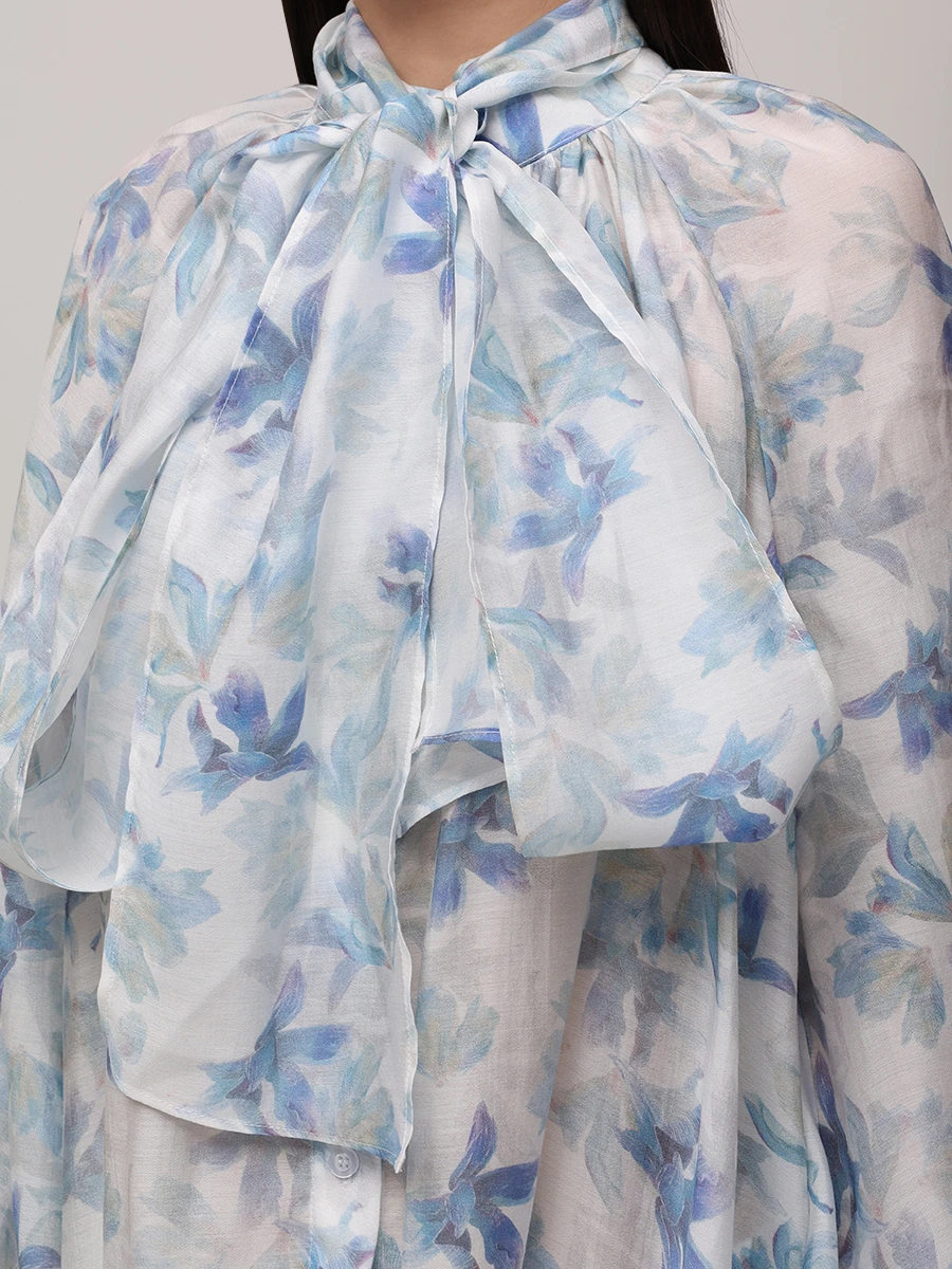 Блуза с принтом