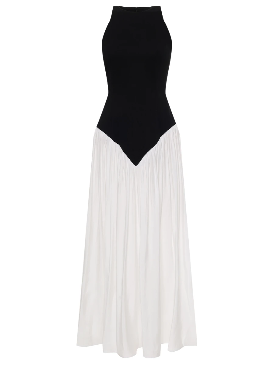 Платье комбинированное