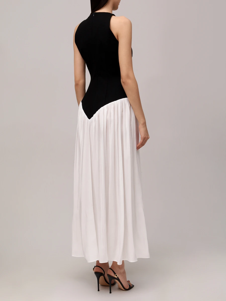 Платье комбинированное