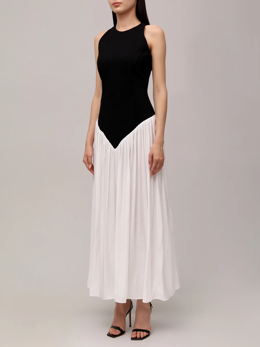 Платье комбинированное