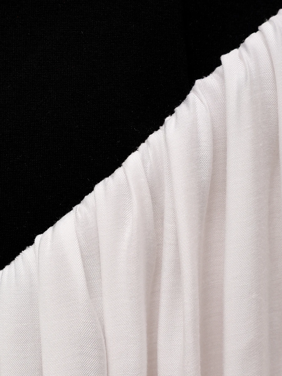 Платье комбинированное