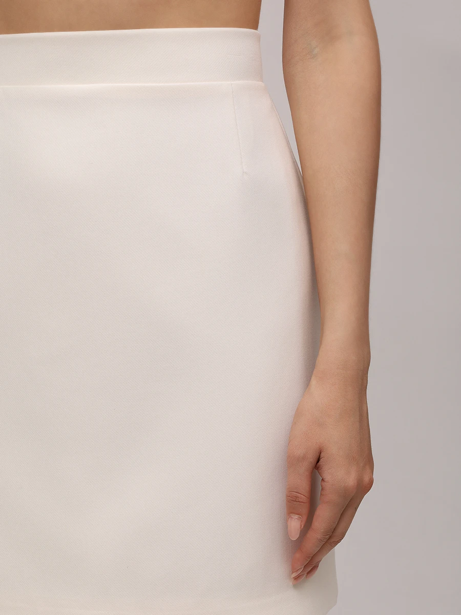 Юбка однотонная