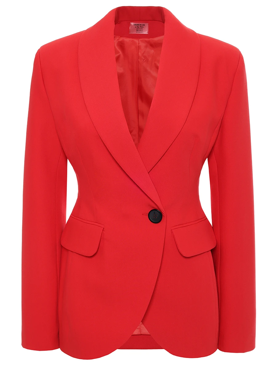 Жакет однотонный