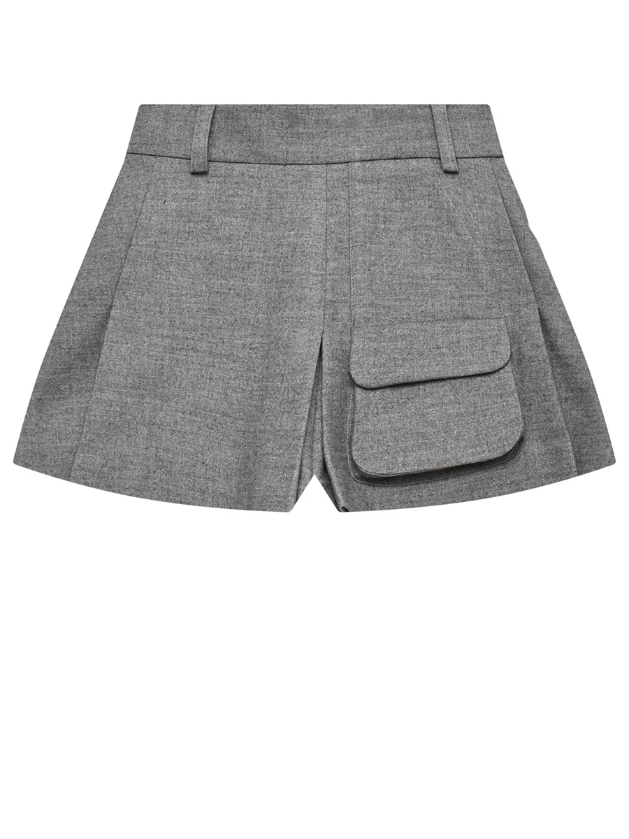 Шорты однотонные