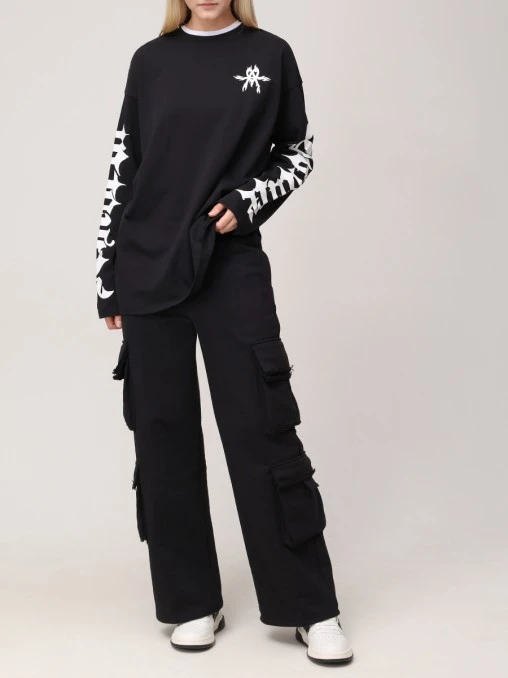 Лонгслив хлопковый AMORAL CULTURE