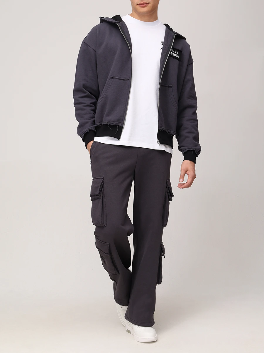 Брюки-карго хлопковые