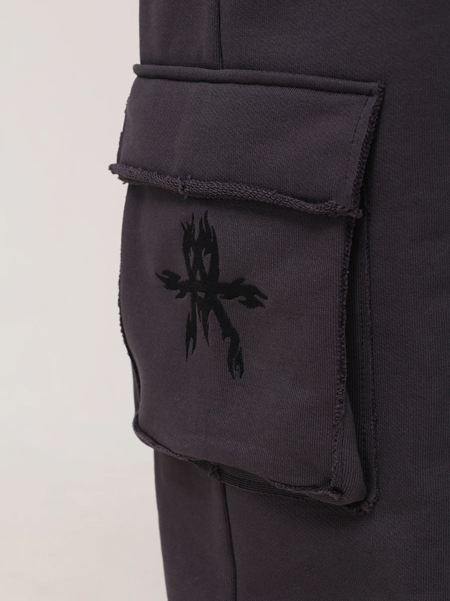 Брюки-карго хлопковые