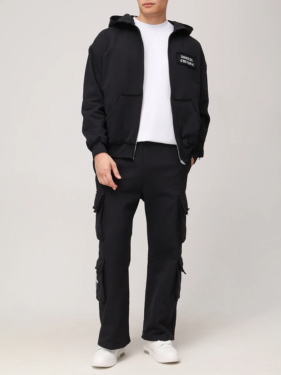 Брюки-карго хлопковые