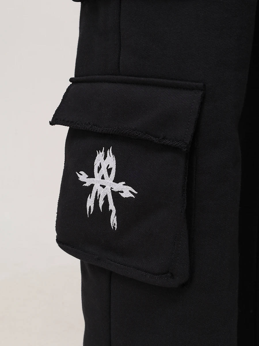 Брюки-карго хлопковые