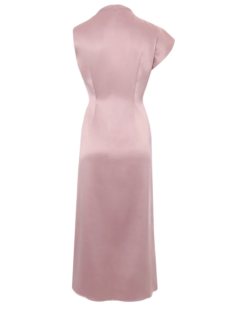 Платье однотонное