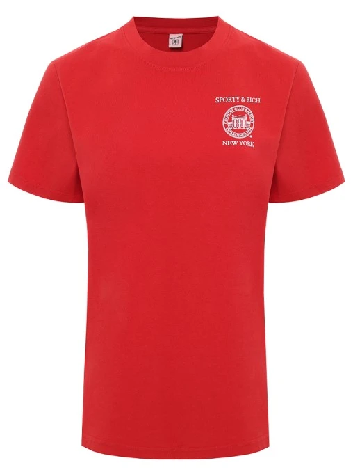 Футболка хлопковая SPORTY & RICH