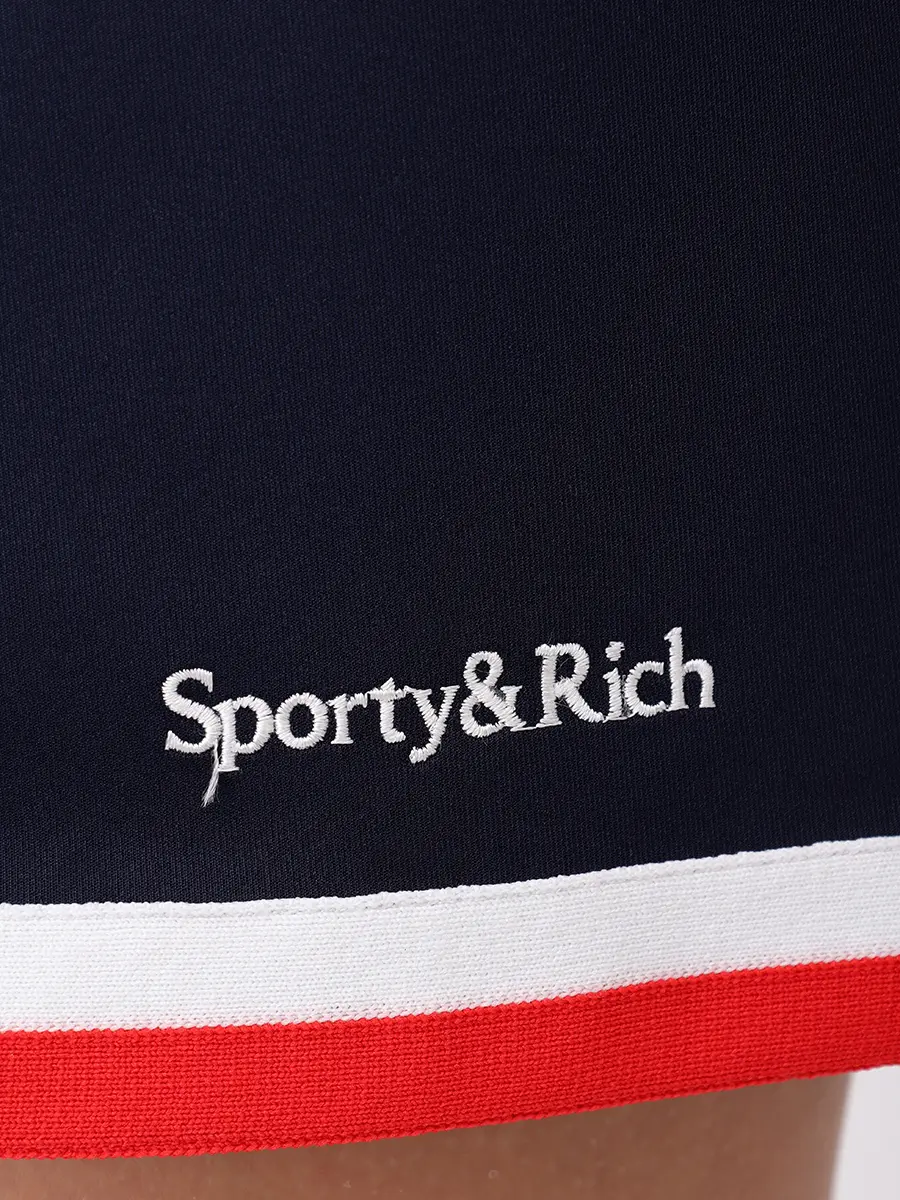 Юбка-шорты однотонная