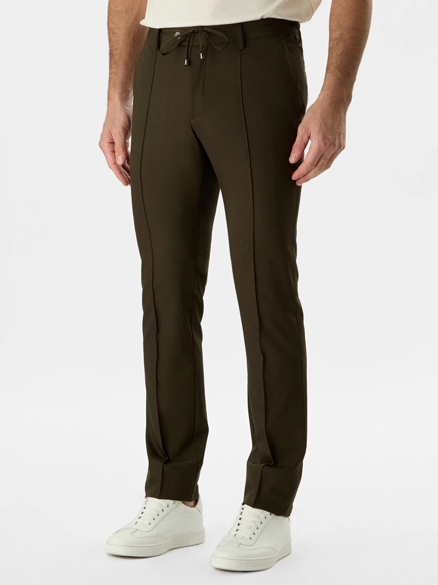 Брюки-карго однотонные