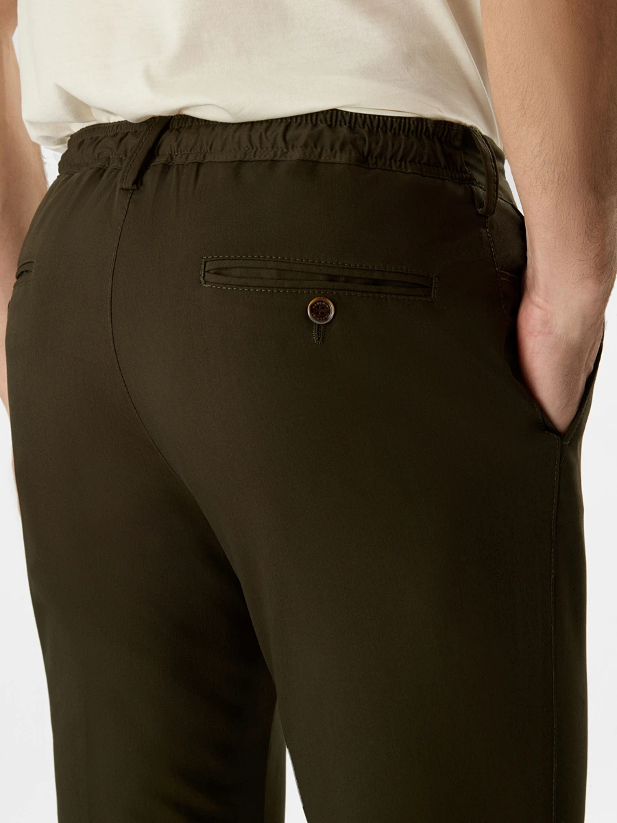 Брюки-карго однотонные