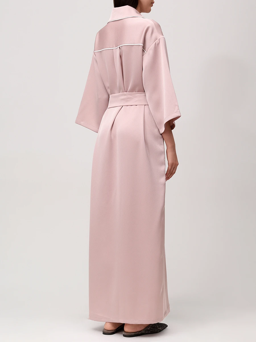 Платье из вискозы и шелка