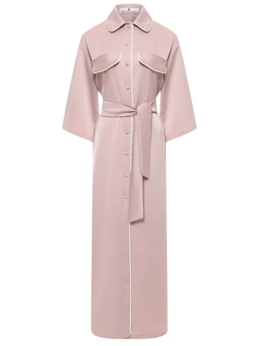 Платье из вискозы и шелка VARDOUI NAZARIAN