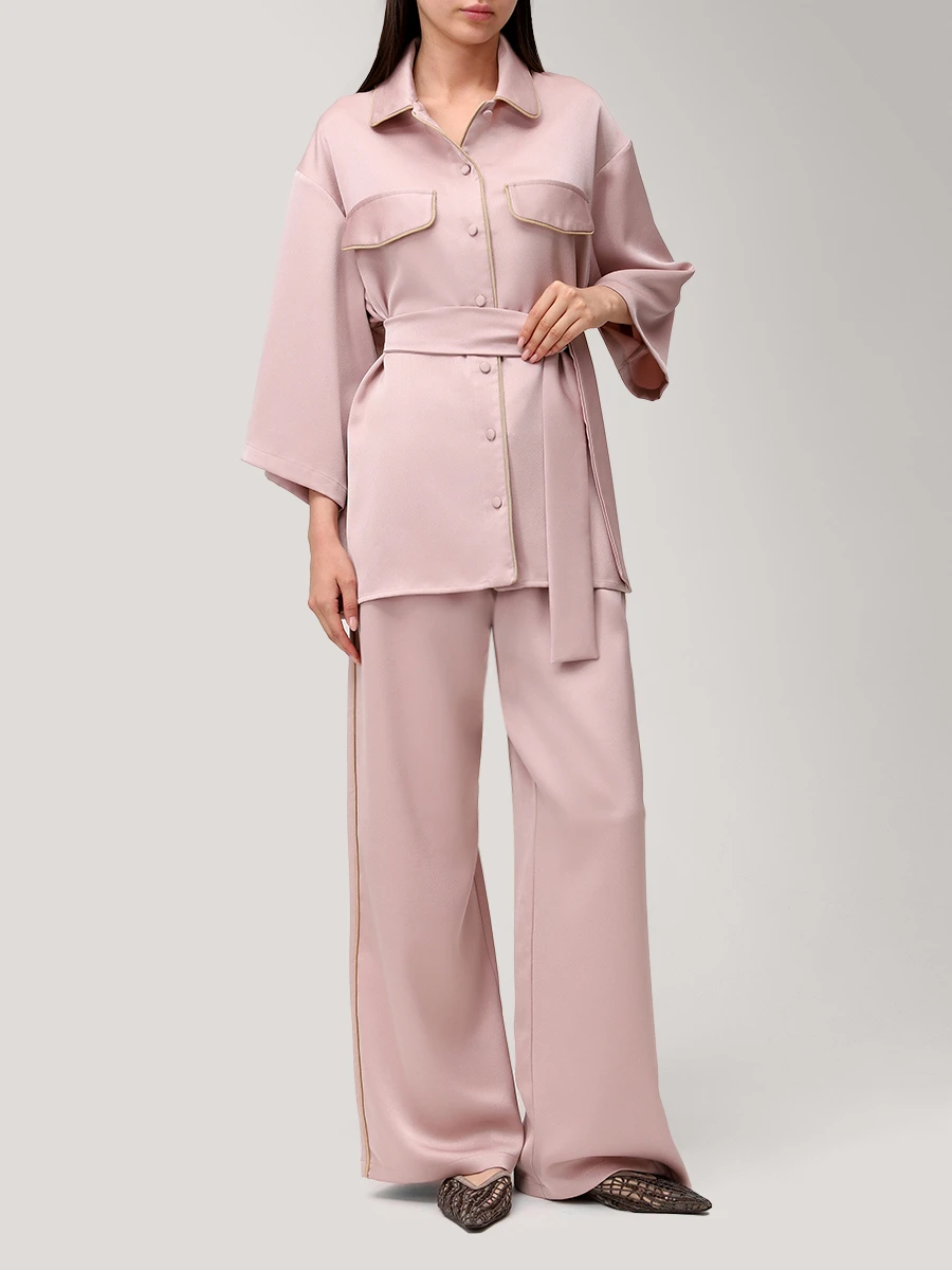 Костюм из вискозы и шелка