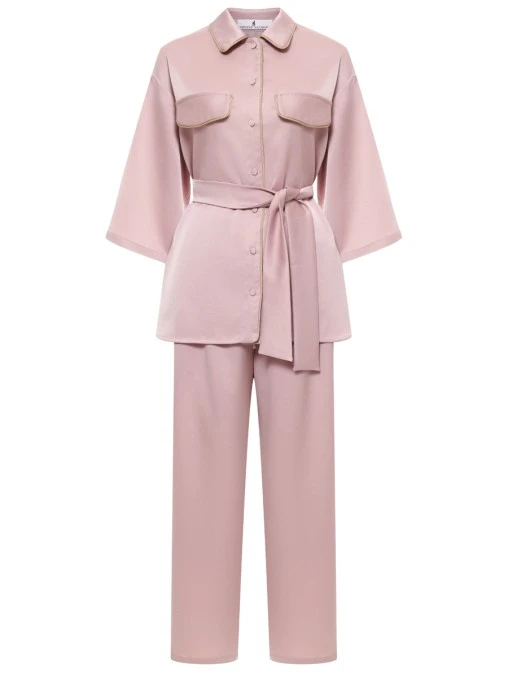 Костюм из вискозы и шелка VARDOUI NAZARIAN