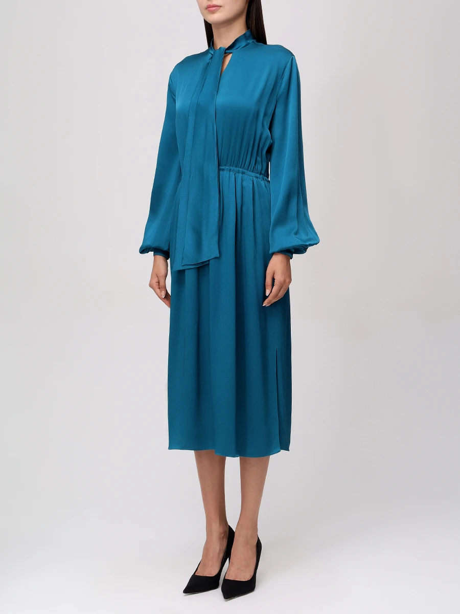 Платье шелковое