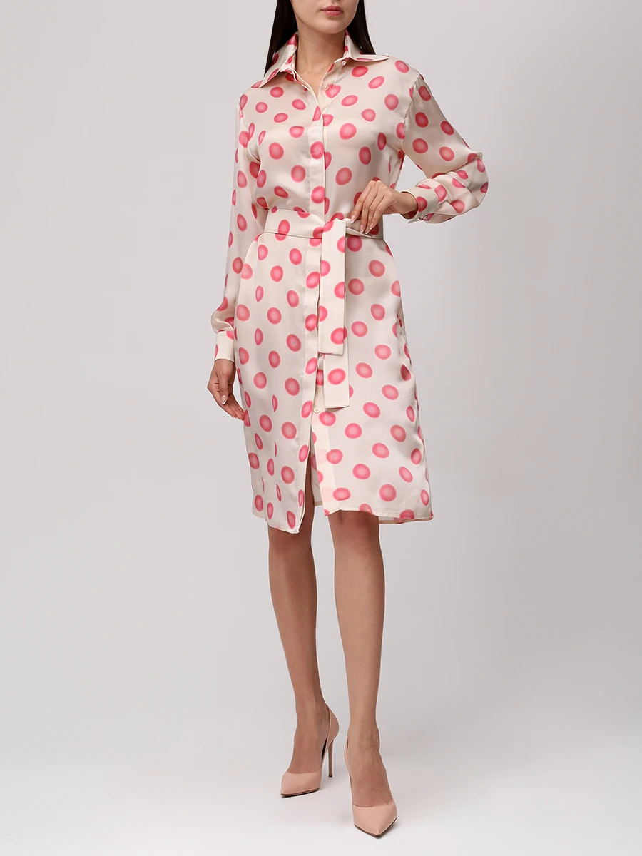 Платье шелковое