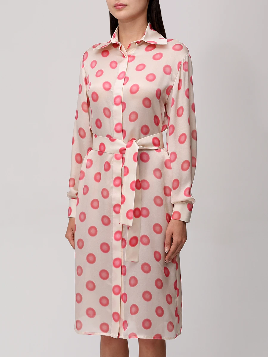 Платье шелковое