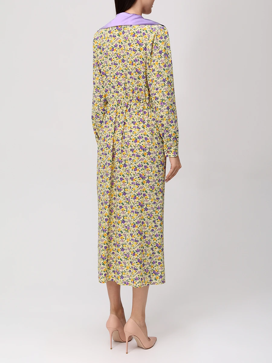 Платье шелковое