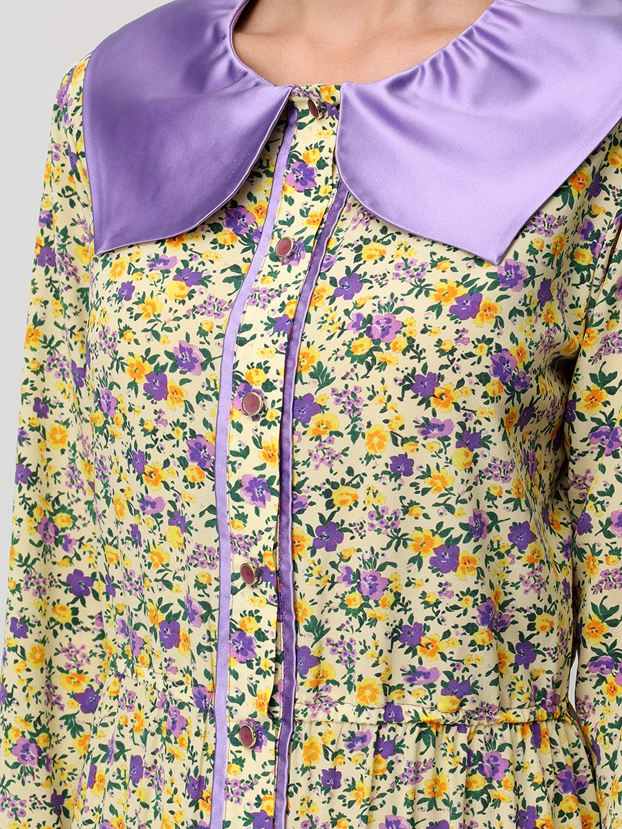 Платье шелковое