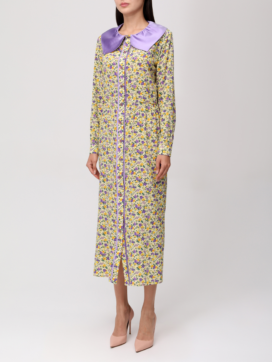 Платье шелковое