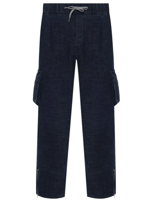 Джинсы-карго хлопковые SUIT FACTORY