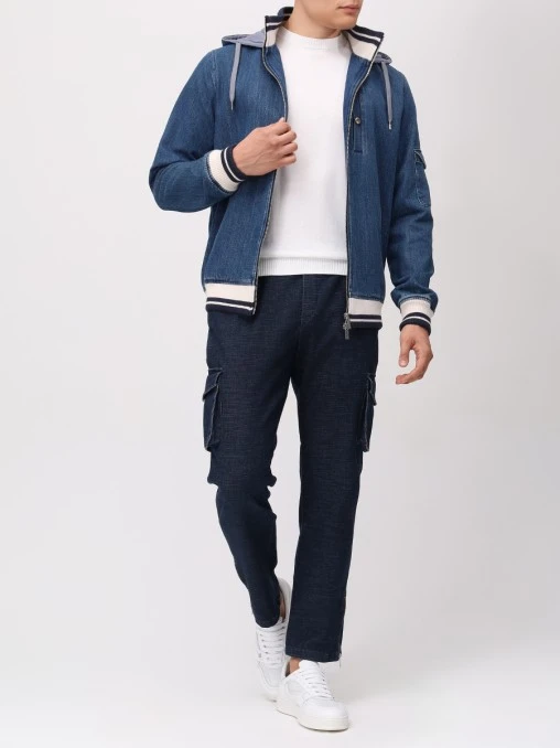 Джинсы-карго хлопковые SUIT FACTORY