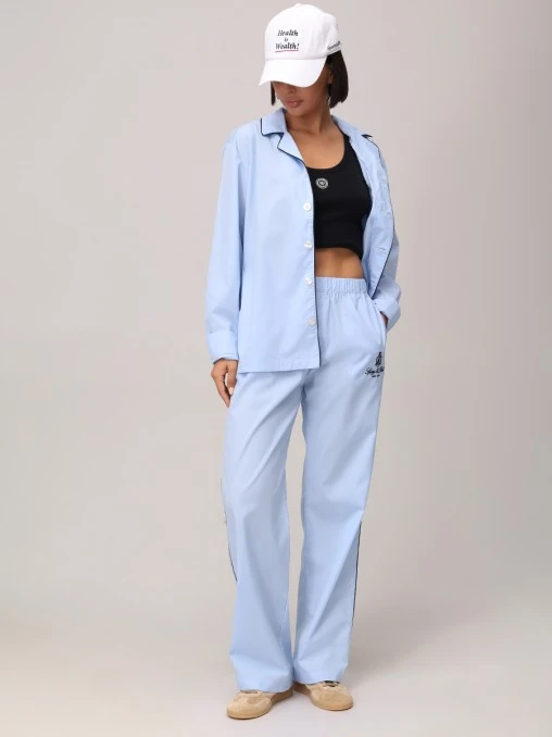 Брюки хлопковые SPORTY & RICH